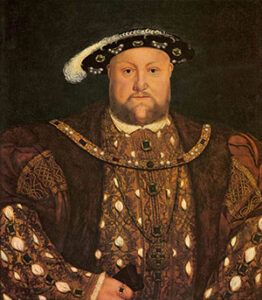 King Henry VIII first stair lift rider