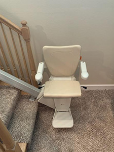 Handicare 1100 stair lift installed in Belleville IL