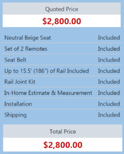 Local dealer stair lift prices