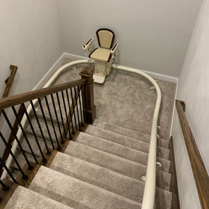 Handicare Freecurve Curved Stair Lift